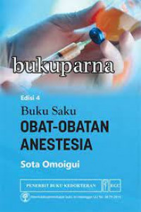 Buku Saku : Obat Obatan Anestesia